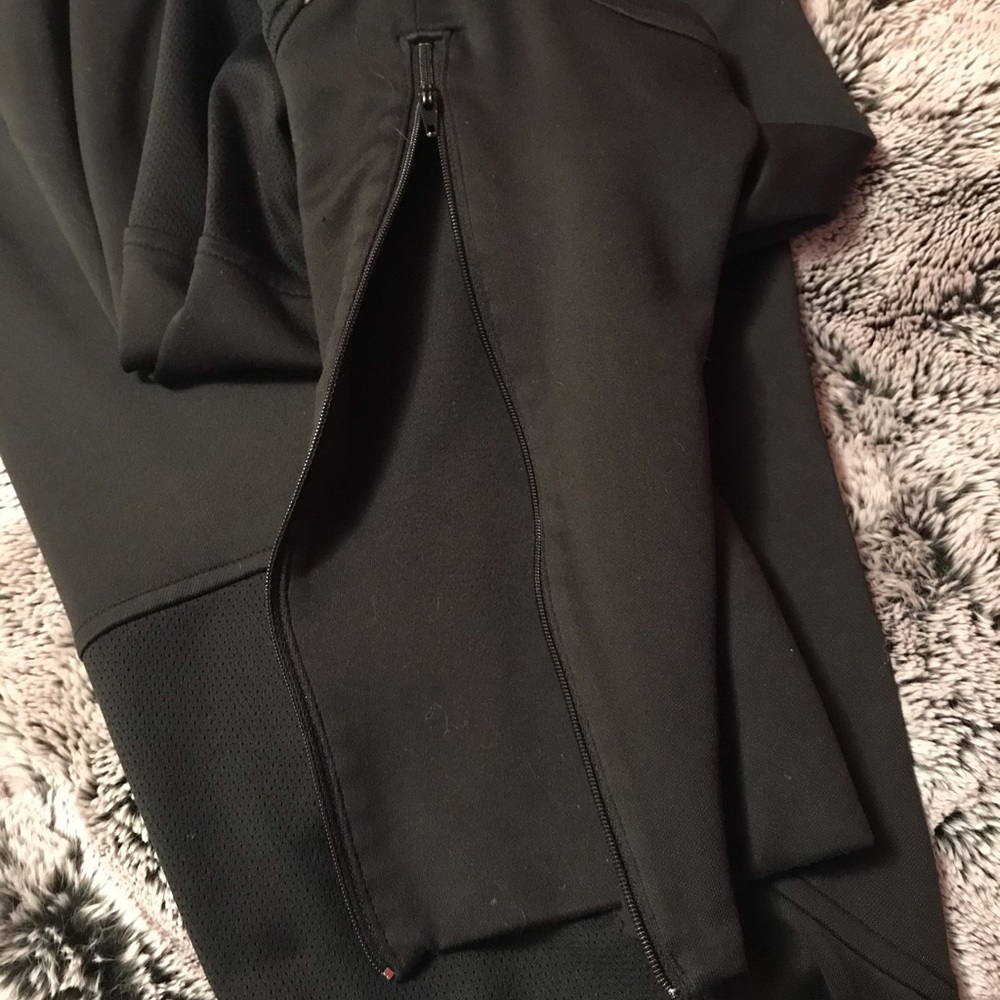 Black and white Nike soccer pants